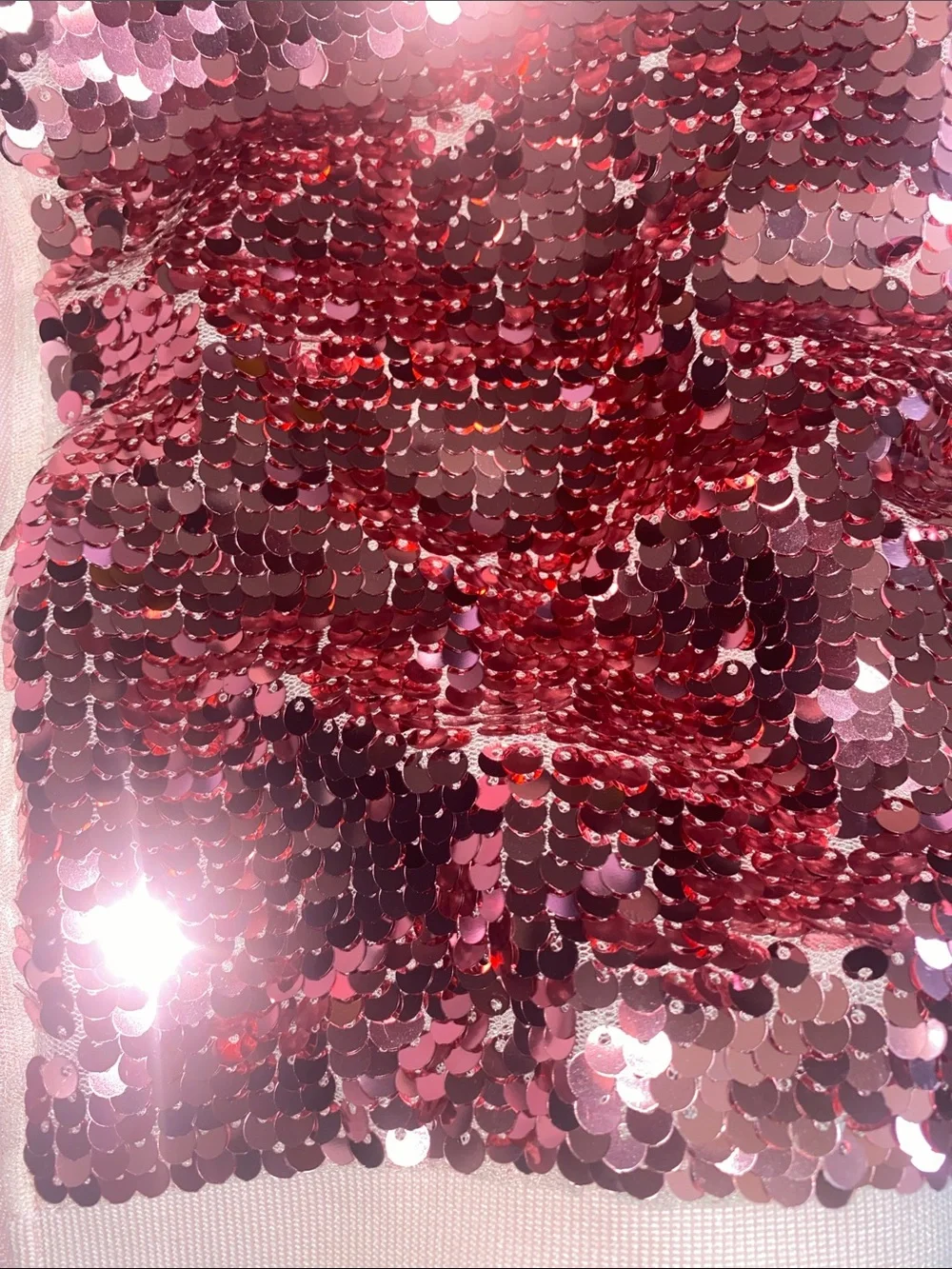H&M Light Pink Shiny Bomber Jacket